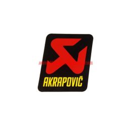 Adesivo con logo AKRAPOVIC - 55x70