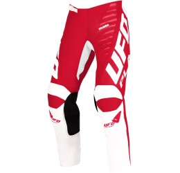 Pantaloni cross enduro Ufo plast Kimura per bambino rosso-bianco