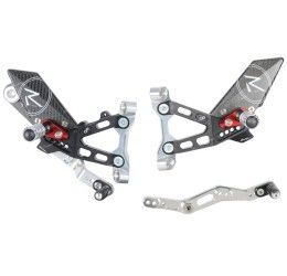 Rear sets Lightech R-VERSION for BMW S 1000 RR 19-21 with fold up footpeg